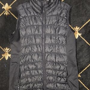 Michael Kors Women’s Black XL Puffer Down Vest | Zip w/Zip Pockets